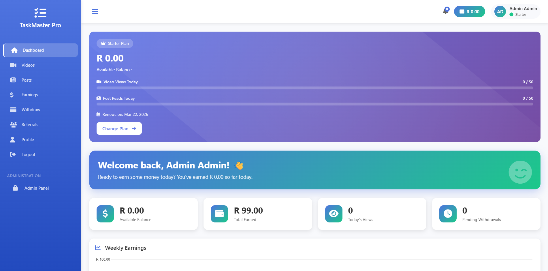 Dashboard Preview